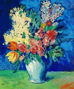 Flowers Picasso paint by numbers