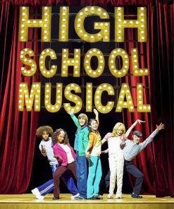 High School Musical Movie paint by numbers