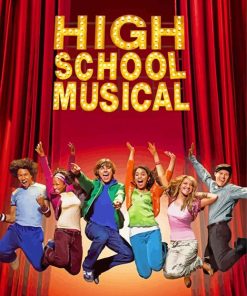 High School Musical Poster paint by numbers