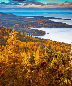 Koli Finland Landscape paint by numbers