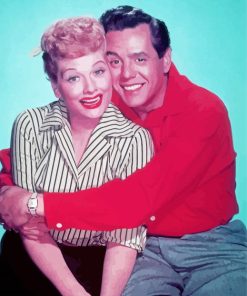 Lucy And Desi Lovers paint by numbers