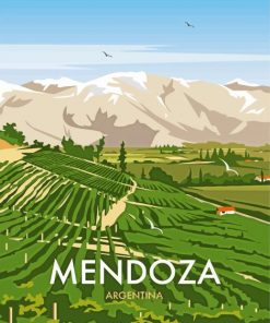Mendoza Poster paint by number