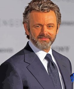 Michael Sheen Actor paint by number