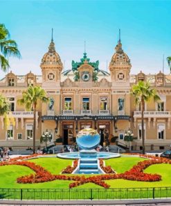 Monte Carlo Casino Monaco paint by numbers