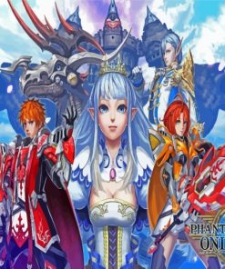 Phantasy Star paint by numbers