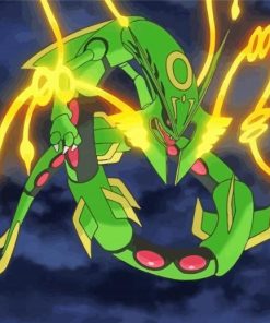 Rayquaza Species paint by number