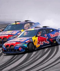 Red Bull BMW M4 Cars paint by numbers