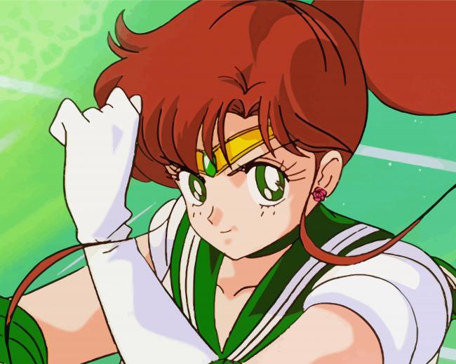 Entender mal entrenador rotación Sailor Jupiter Anime Paint By Numbers - BestPaintByNumbers.shop
