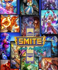 Smite Game Poster paint by number