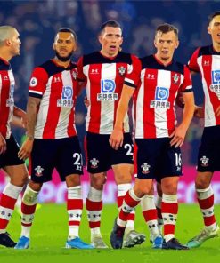 Southampton Fc Team paint by numbers