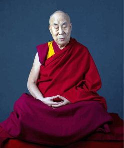 Spiritual Leader Dalai Lama paint by numbers