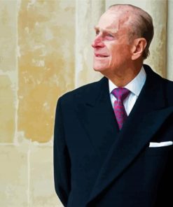 The Prince Philip Illustration paint by numbers