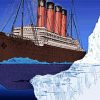 Titanic Sinks paint by numbers