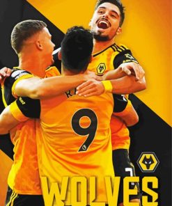 Wolverhampton Wanderers Football Club Players paint by numbers