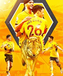 Wolverhampton Wanderers Players Poster paint by numbers