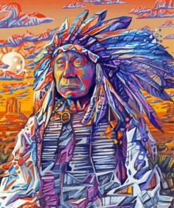 Native Art paint by numbers