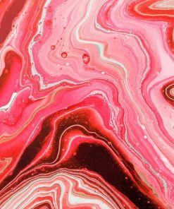 Aesthetic Pink Abstracts paint by number