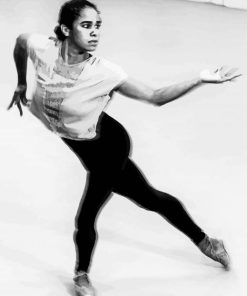 Black And White Misty Copeland Art paint by number