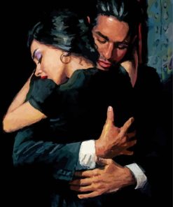Couple By Fabian Perez paint by numbers