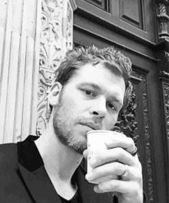 Joseph Morgan British Actor paint by numbers