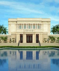 Mesa Arizona Temple paint by number