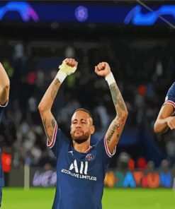 Paris Saint Germain Players paint by numbers