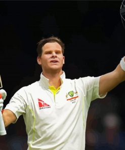 Steve Smith Cricketer paint by numbers