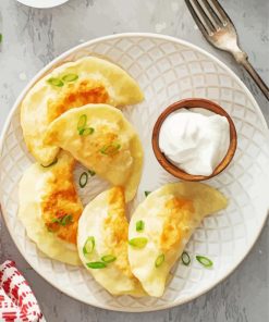 Tasty Pierogies paint by number