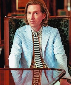 The American Filmmaker Wes Anderson paint by number
