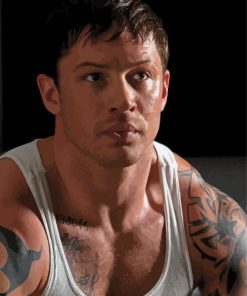 Tom Hardy Warrior paint by numbers
