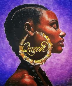 Black Queen Art Paint By Number