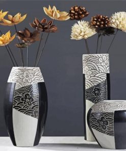 Aesthetic Ceramic Vases paint by numbers