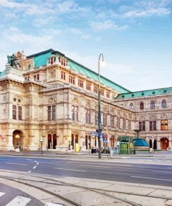 Austrian Alps Vienna State Opera paint by numbers