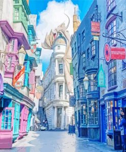 Diagon Alley Art paint by numbers