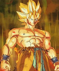 Dragon Ball Z Anime Character paint by numbers