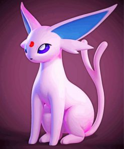Espeon Pokemon paint by numbers