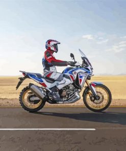 Honda Africa Twin On Road paint by numbers
