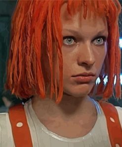 Leeloo The Fifth Element paint by numbers
