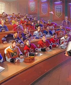 Ottawa Senators Team Art paint by numbers