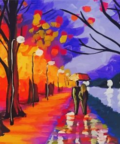 Romantic River Walk Art Paint By Numbers