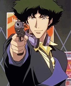 Spike Spiegel paint by numbers