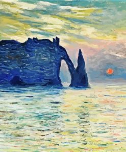 The Cliff Monet Art paint by numbers