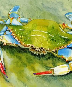 Blue Crab paint by numbers