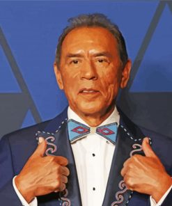 Wes Studi paint by numbers
