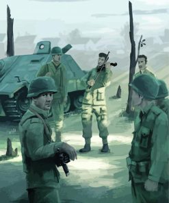 World War 2 paint by numbers