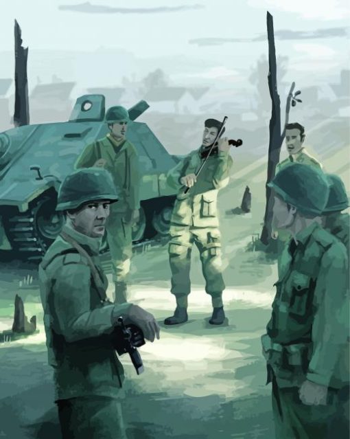World War 2 paint by numbers