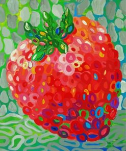 Abstract Fruit Art paint by numbers