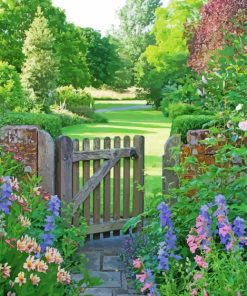 Aesthetic Cottage Garden paint by numbers
