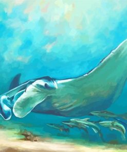 Aesthetic Manta Ray Art paint by numbers