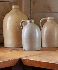 Aesthetic Old Jugs paint by numbers